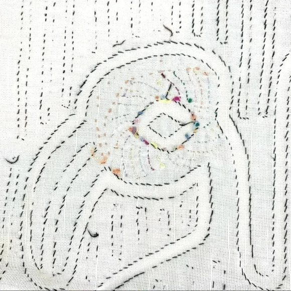 Hand Stitched Panama Bird Kuna Mola reverse Appliqué 16x14 - Picture 3 of 6